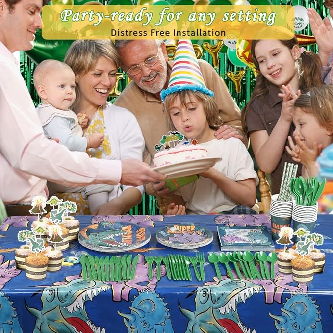 Dinosaur Birthday Party Supplies Kit For Boys Dinosaur Party
