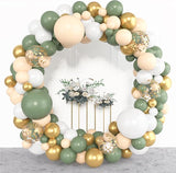 Amandir 153pcs Sage Green Balloon Garland Arch Kit, Different Sizes