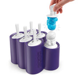 ZOKU Space Ice Pop Molds, 6 Rocket and Astronaut-shaped Popsicles