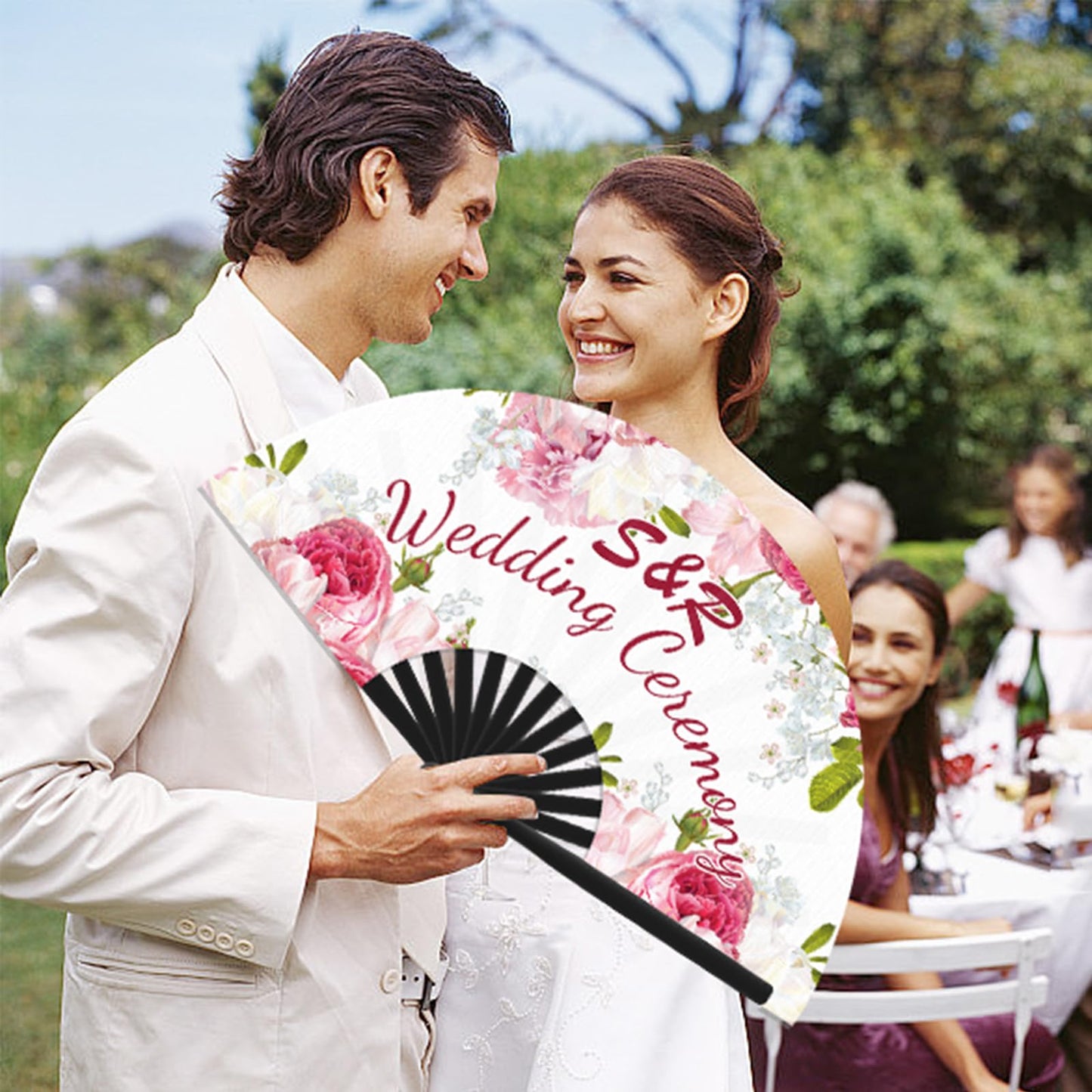 SeeWeLove Decorative Folding Fans Personalized Fans Custom Fan