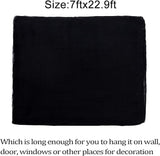 Halloween Black Creepy Cloth 276 x 87 inch Spooky Halloween