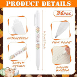 Ireer 36 Pcs a Little Pumpkin Baby Shower Pens Gifts Bulk Party
