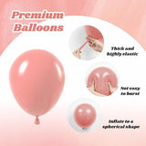 60pcs Dusty Pink Balloons, Blush Pink Dusty Rose Nude Ivory White