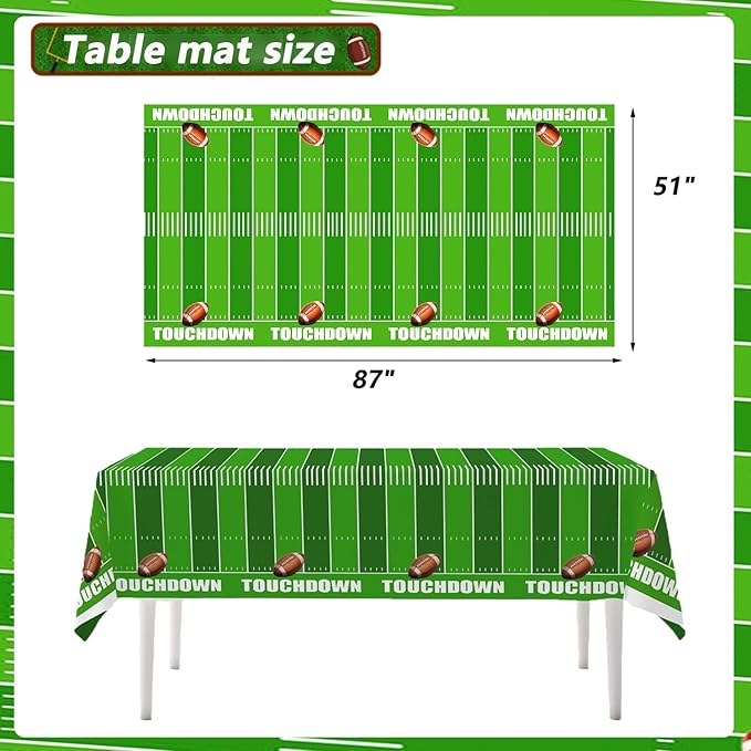 Football Party Supplies Tableware Set Football