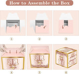 3Pcs 21st Birthday Decorations Boxes for Women Pink Rose Gold 21st