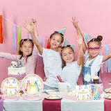 96Pcs Princess Birthday Party Decorations Princess Themed Tableware