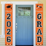 DAZONGE 2026 Graduation Party Decorations Orange and Black - Congrats