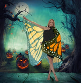Halloween Butterfly Wings Costume for Womens Moth Wings Butterfly