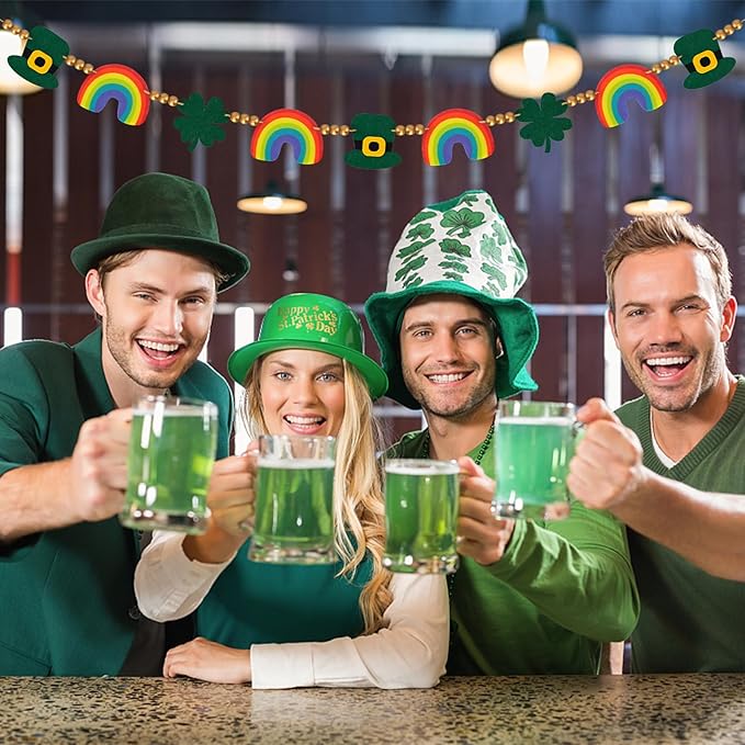St Patricks Day Banner Decorations St Patricks Day Garland Decor