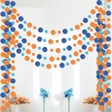 5 Pieces Round Dots Garland Valentine Easter Party Hanging Decor