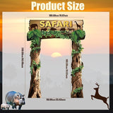 Jungle Animals Birthday Party Decorations Safari Porch Banner