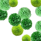 Green Tissue Paper Pom Poms for St.Patrick Day Irish Ceiling Wall