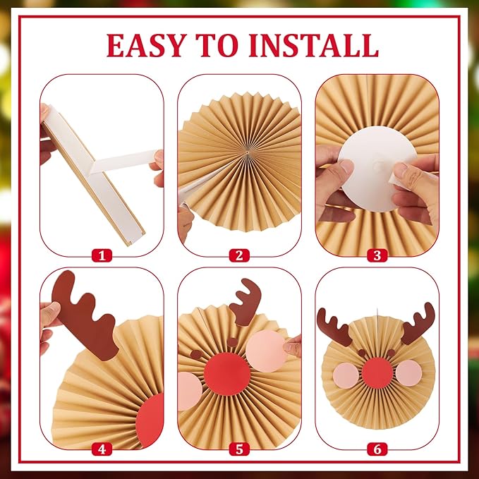 SUNBEAUTY Christmas Party Decorations Christmas Classroom Decorations