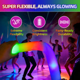 Blu7ive 20 PCS Foam Glow Sticks Party Favors led foam sticks 3 Modes