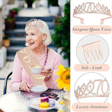 70th Birthday Gifts Decorations for Women Including 70th Cake