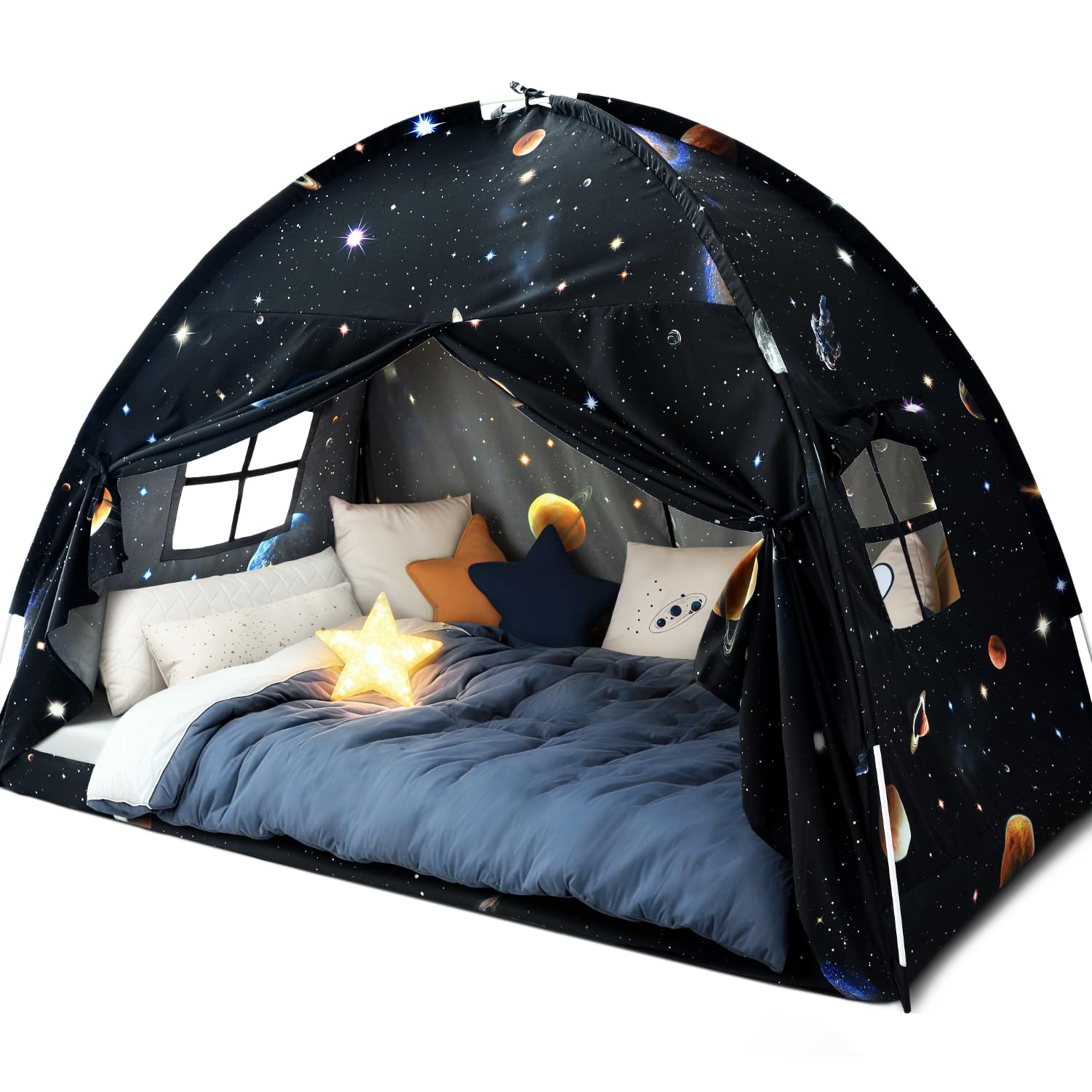 Sherilyn Twin Bed Toddler Canopy Tent, Kids Indoor Canopy Privacy