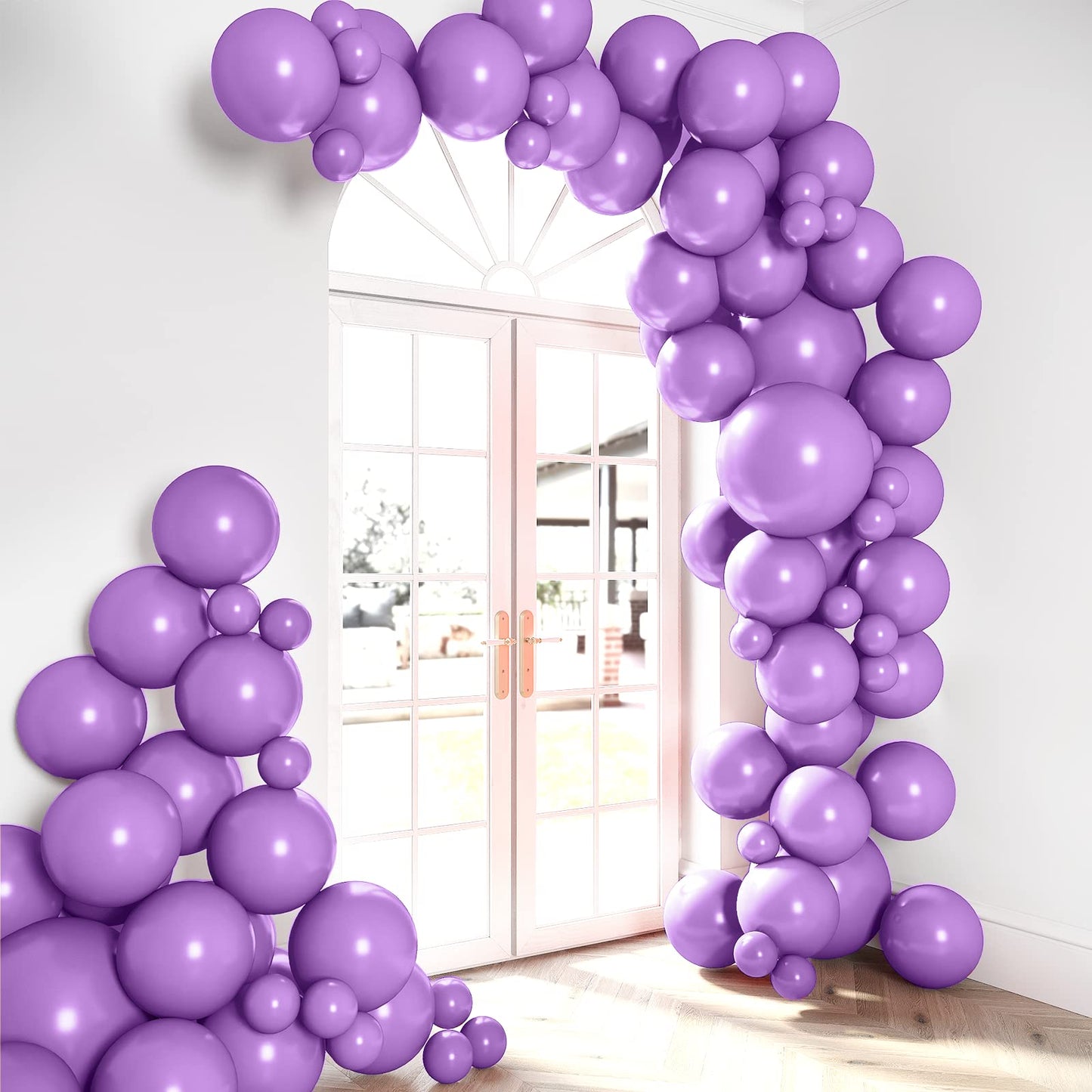 HOUSE OF PARTY Purple Balloons Arch Kit | Light Purple Balloon
