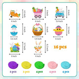 25Pcs Easter Decorations Set with Happy Easter Banner Easter Egg