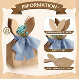 Affrolling 24 Set Boho Bow Easter Bunny Party Favor Bags DIY Bunny #3