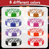 16 PCS Casino Theme Party Decor 9 Inch Poker Chip Casino Decor Box