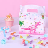 WERNNSAI 12 Pack Dinosaur Party Boxes - Girl Dinosaur Party