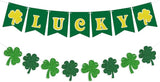 St Patricks Day Banner Garlands St Patricks Day Decorations Lucky
