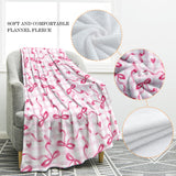 Jekeno Checkered Bow Throw Blanket Gifts for Women Girls Her, Bow