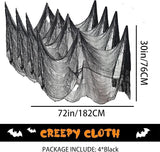 4 Pack Halloween Creepy Cloths Scary Spooky Cloth Creepy Gauze 30