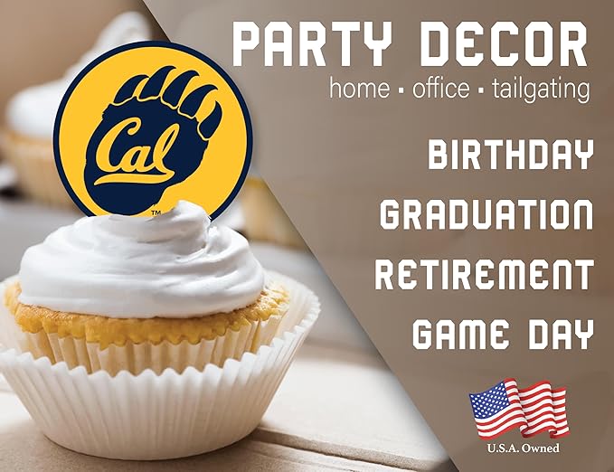 Cal Party Supplies for Football, Birthday Gift, UC Berekeley