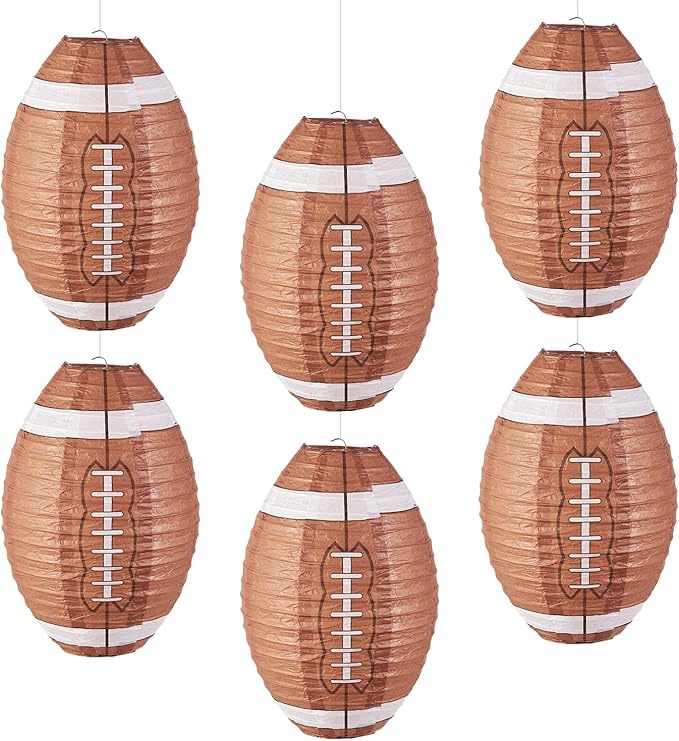 Easy Joy 12 Inch Football Party Decorations Football Lanterns