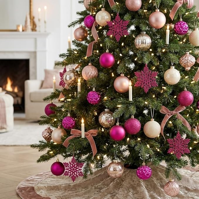 Valery Madelyn Christmas Tree Decorations Ornament Set, 50ct 2.36 #5