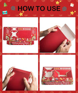 20 Pcs Christmas Party Supplies Movie Night Paper Snack Trays Xmas