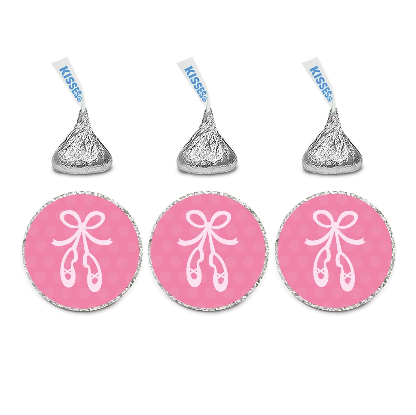 Andaz Press Chocolate Drop Labels Stickers, Birthday, Ballet,