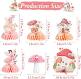 12 PCS Fairy First Birthday Decoration Fairy Centerpieces for Tables