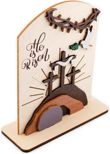 He is Risen Easter Resurrection Decor Easter Decorations for Home