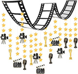 Movie Party Decorations Bulk 12 ft Filmstrip Banner Ceiling Decor