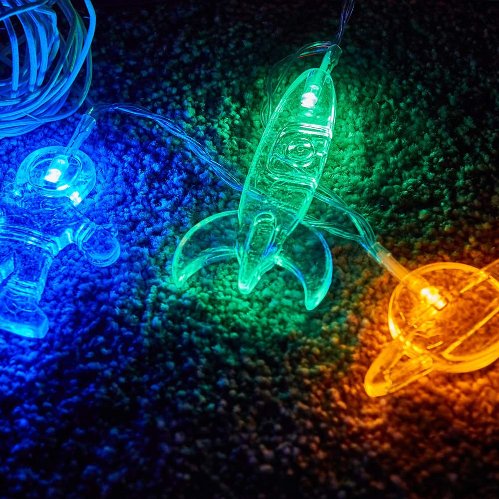 AceList Planet Astronaut String Lights, 20 LED USB Powered