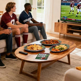 Dereinwo 100 PCS Football Party Paper Plates and Napkins | Bundle