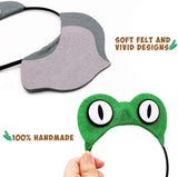 12pcs Jungle Animal Safari Headbands with Animal Hair Hoops Photo