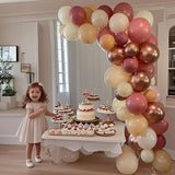 CVPARTON Retro Blush Pink Balloons 55 Packs 12 Inch Dusty Pink