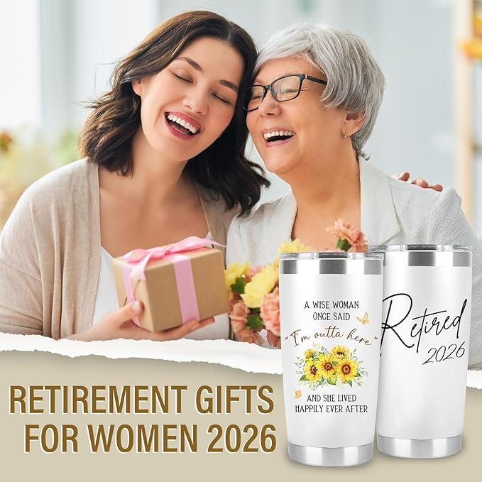Retirement Gift for Woman Retired 2026 A Wise Woman Once Said