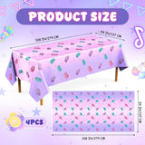 Gilprop 4 Pcs Kpop Themed Soda Bottle Birthday Party Decorations