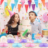 9 PCS Unicorn Party Honeycomb Centerpieces Decorations Party Table