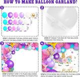 cocomigo 246PCS Unicorn Birthday Decorations Set All in One Party