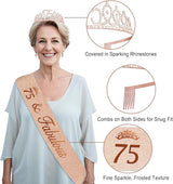 75th Birthday Decorations for Women 32PCS 75th Birthday Party
