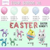 Easter balloon garland kit arch 139pcs with Easter egg chicken daisy