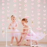 Daifunli 8 Pcs Ballerina Party Decorations Ballet Dancer Birthday