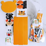24 Sets Jungle Animal Headbands Craft Kits Safari Crown Art Sets DIY