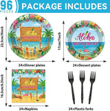 Tropical Hawaiian Luau Happy Retirement Party Decorations Aloha