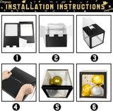 Graduation Decorations Class of 2026 - Black and Gold Graduation